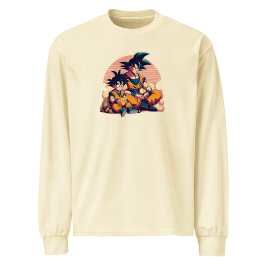 streetwear clothing sweater with goku and gohan on the front